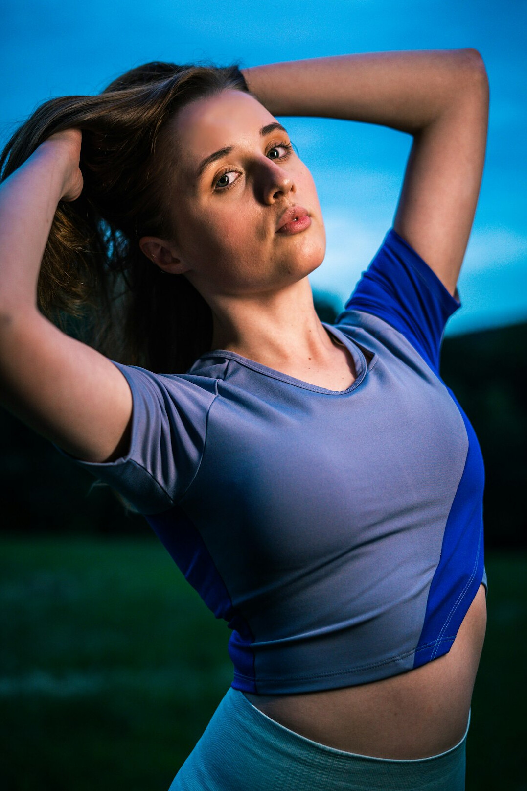 Portrait of a young woman fitness trainer